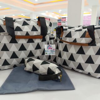 Deellt 4 in 1 Luxe Baby Diaper & Travel Bag - Black