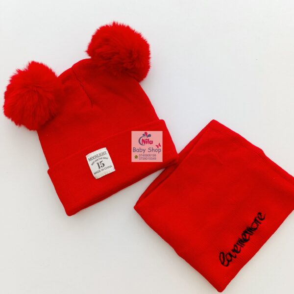 2PCS Baby Hat & Mini Scarf - Image 3