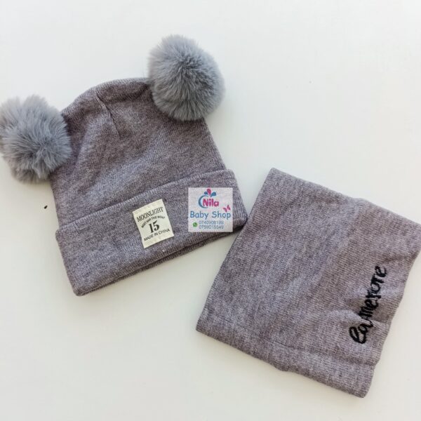 2PCS Baby Hat & Mini Scarf - Image 7