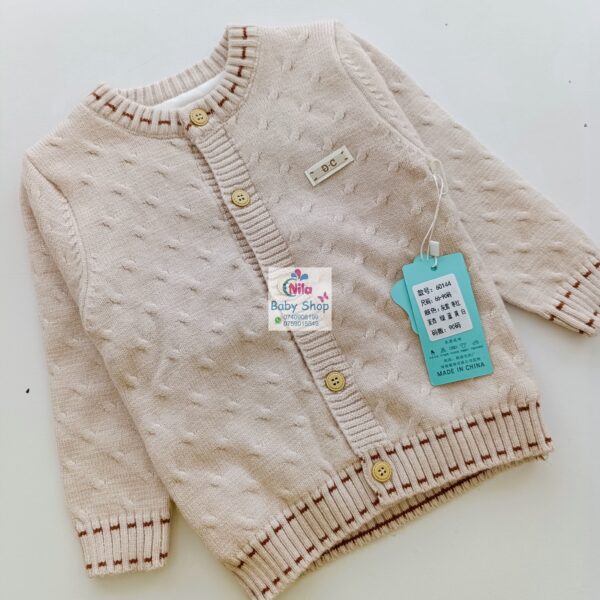 High Quality Little Girls Knitted Cardigan Sweater - Image 5