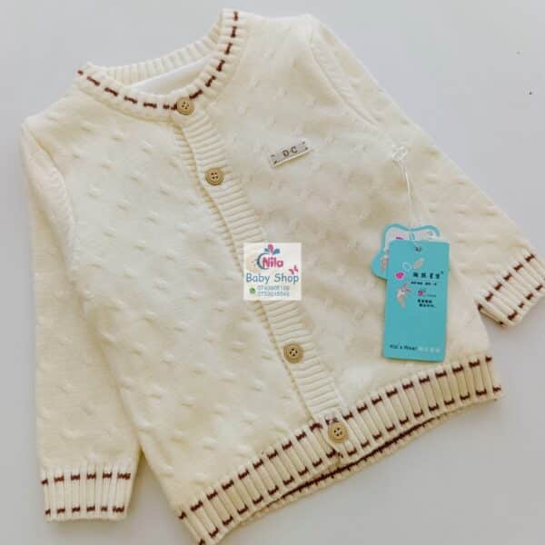 High Quality Little Girls Knitted Cardigan Sweater - Image 3