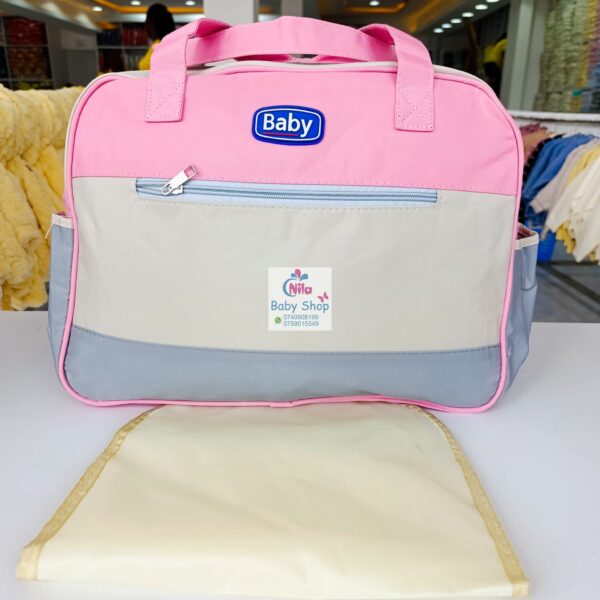 Trendy 2 in 1 Baby Diaper Bag - Image 4