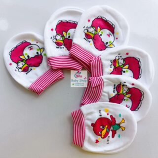 Newborn Baby Extremely Soft Warm Mittens - Pink
