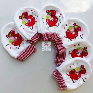 Newborn Baby Extremely Soft Warm Mittens - Maroon