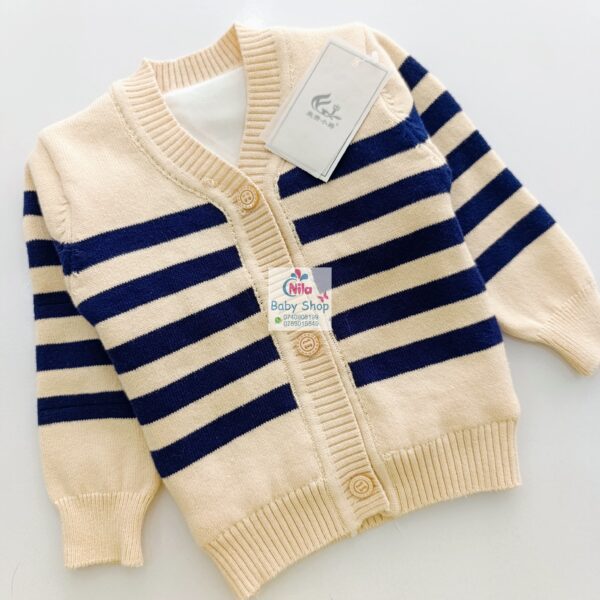 Kids Long Sleeve Infant Button Front Top Wear - Image 2