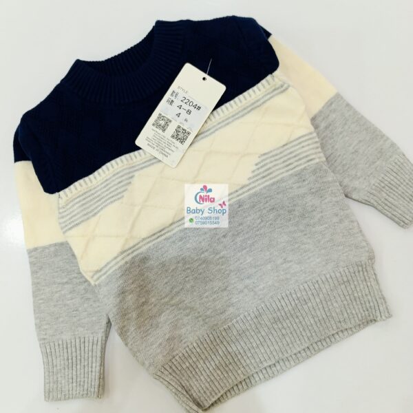 Soft Unisex Baby Knitwear Sweater - Image 2