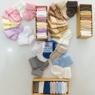 6-Pack Soft & Stylish Cotton Baby Socks