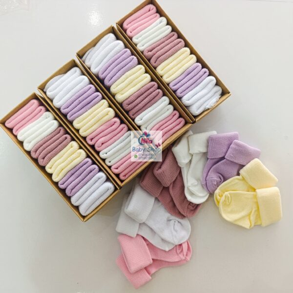 6-Pack Soft & Stylish Cotton Baby Socks - Image 6