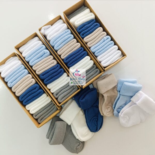 6-Pack Soft & Stylish Cotton Baby Socks - Image 9