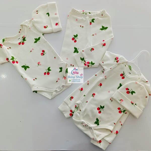 SnuggleStyle Premium 3-Piece Baby Outfit – Bodysuit, Pants & Hat - Image 12