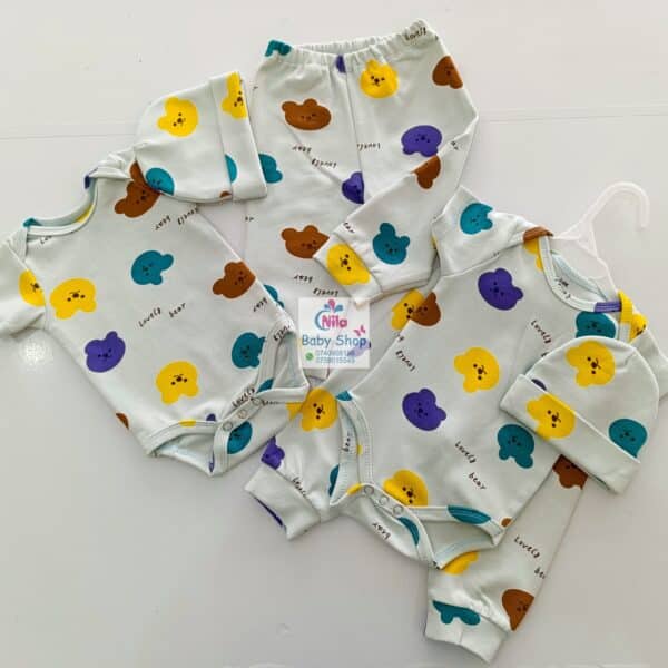 SnuggleStyle Premium 3-Piece Baby Outfit – Bodysuit, Pants & Hat - Image 10