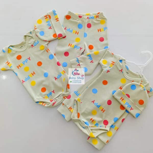 SnuggleStyle Premium 3-Piece Baby Outfit – Bodysuit, Pants & Hat - Image 9