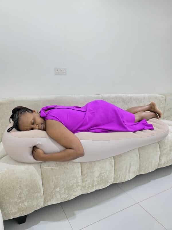 Inflatable Belly Down Pregnancy Pillow Maternity Body Pillow Sleeping Mat - Image 3
