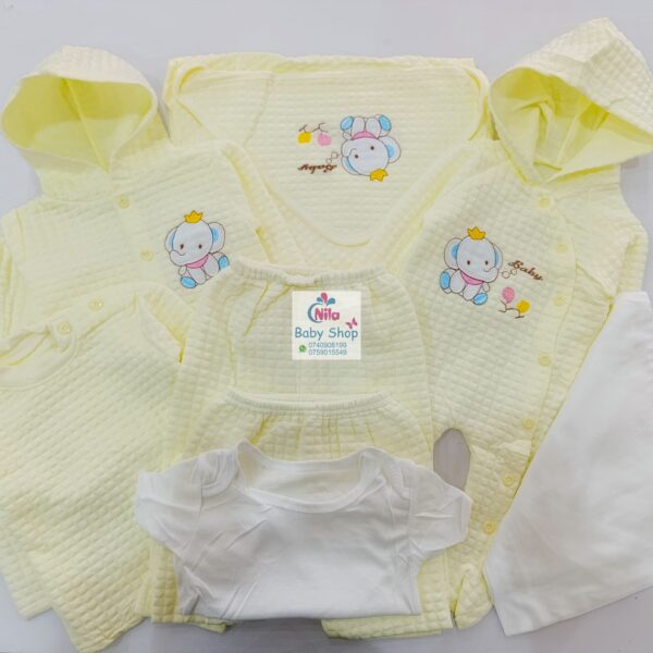 8-Piece Ultra-Cozy Fleece Newborn Receiving Set - Image 2