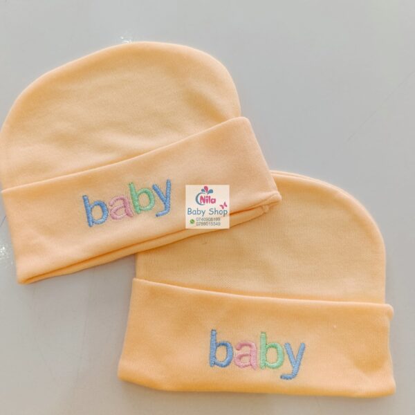 Pure Cotton Baby Printed Newborn Kofia - Image 2
