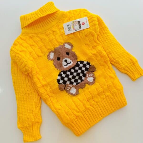 Warm Turtleneck Newborn Unisex Baby Sweater - Image 2