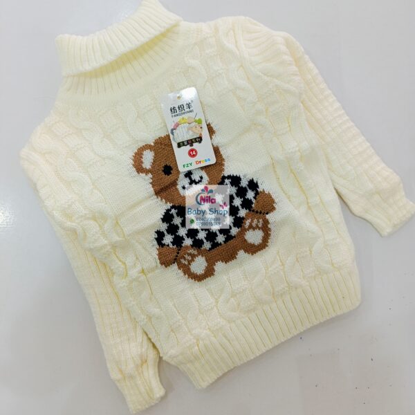 Warm Turtleneck Newborn Unisex Baby Sweater - Image 5