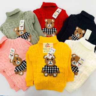 Warm Turtleneck Newborn Unisex Baby Sweater