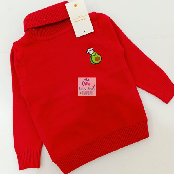 Baby Knit Turtleneck Sweater - Image 4