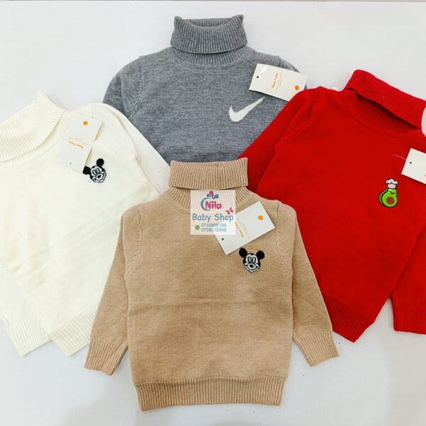 Baby Knit Turtleneck Sweater