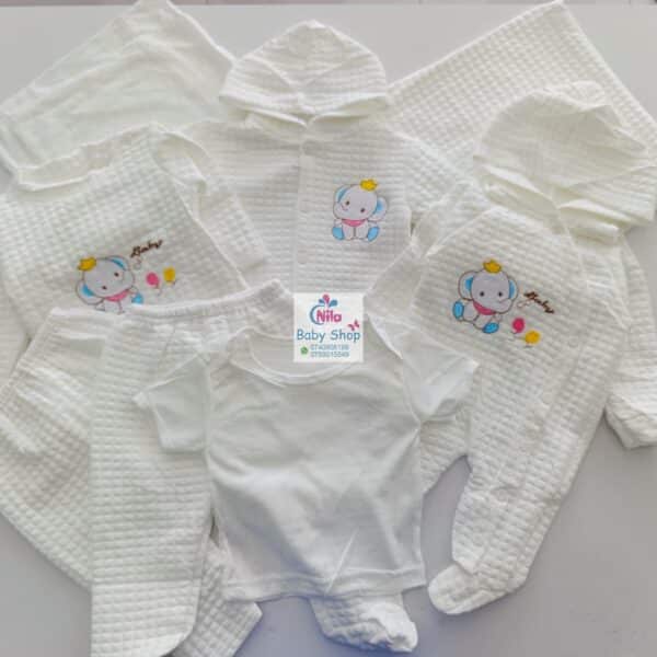 8-Piece Ultra-Cozy Fleece Newborn Receiving Set - Image 2