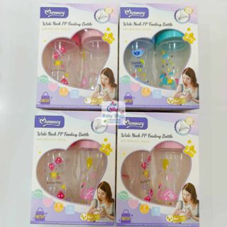 Momeasy 330ml/11oz Wide Neck PP Feeding Bottle with Anti-Colic Nipple