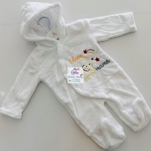 Hooded Warm Baby Rompers - Image 7
