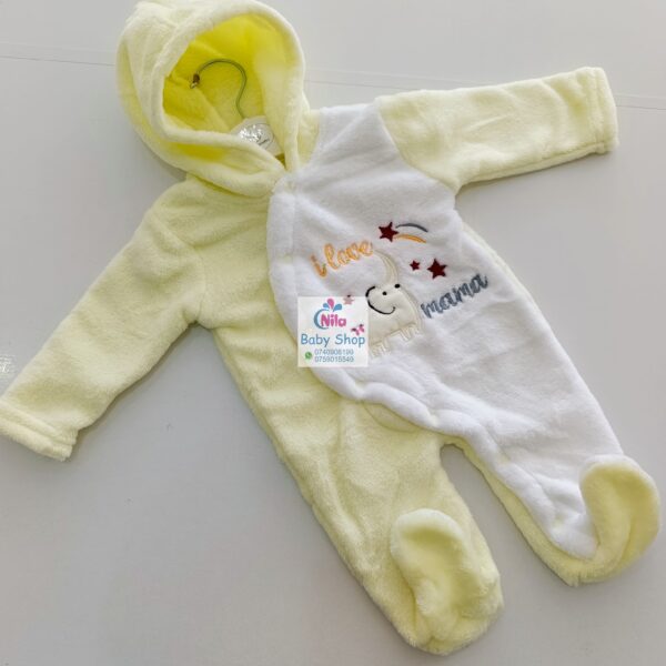 Hooded Warm Baby Rompers - Image 6