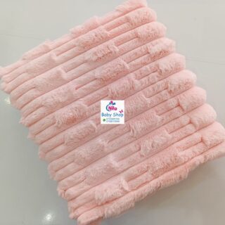 Cozy Adorable Snuggle Cotton Baby Shawl - Peach