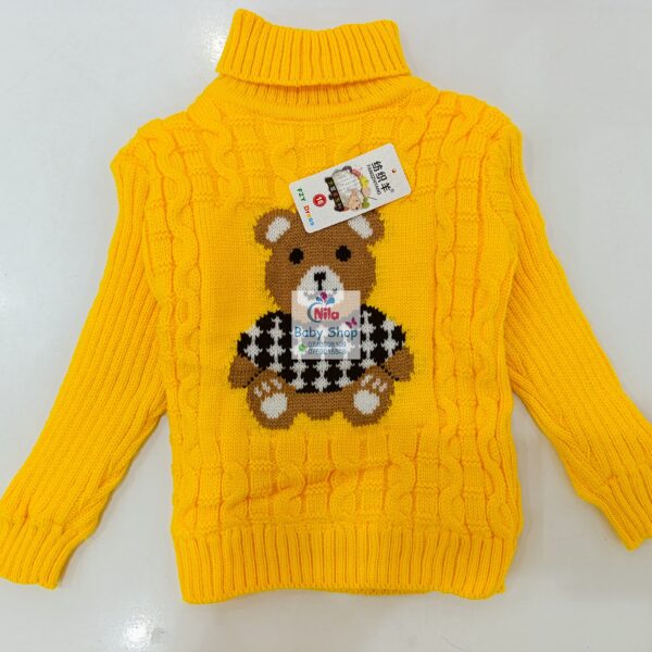 Warm Turtleneck Newborn Unisex Baby Sweater - Image 6