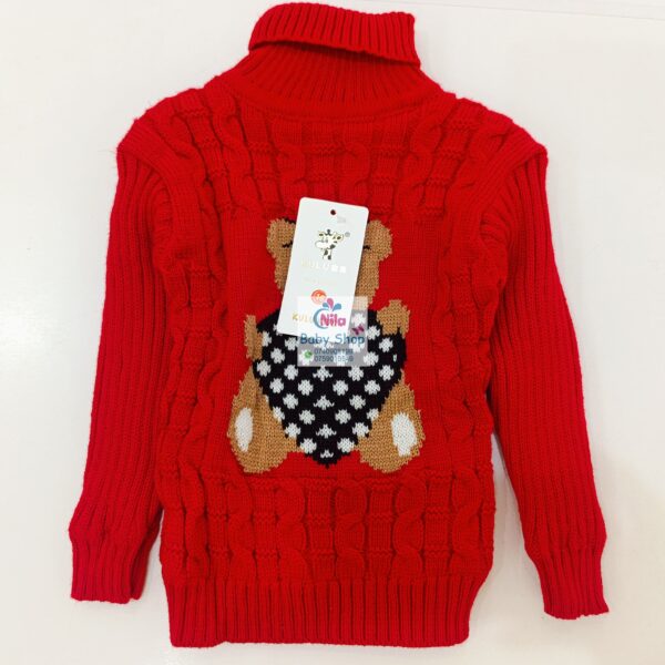 Warm Turtleneck Newborn Unisex Baby Sweater - Image 7