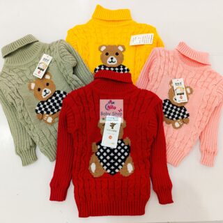 Warm Turtleneck Newborn Unisex Baby Sweater