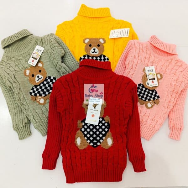 Warm Turtleneck Newborn Unisex Baby Sweater
