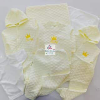 8-Piece Ultra-Cozy Fleece Newborn Receiving Set - Yellow