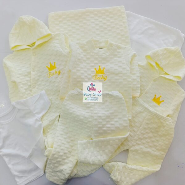 8-Piece Ultra-Cozy Fleece Newborn Receiving Set - Image 4