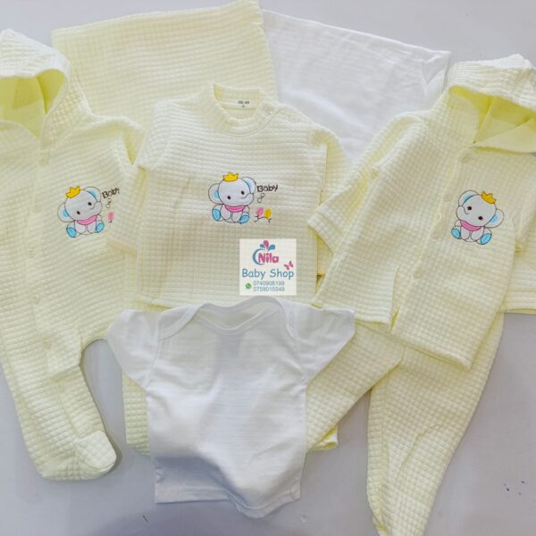 8-Piece Ultra-Cozy Fleece Newborn Receiving Set - Image 3