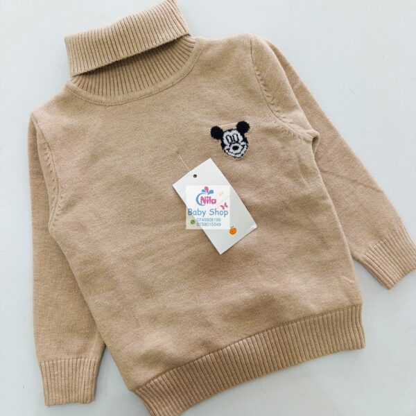 Baby Knit Turtleneck Sweater - Image 4