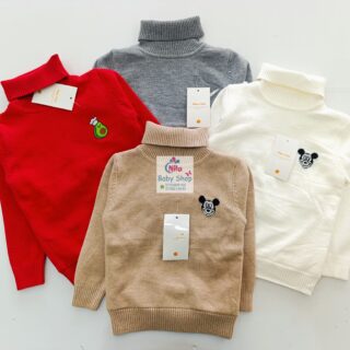 Baby Knit Turtleneck Sweater