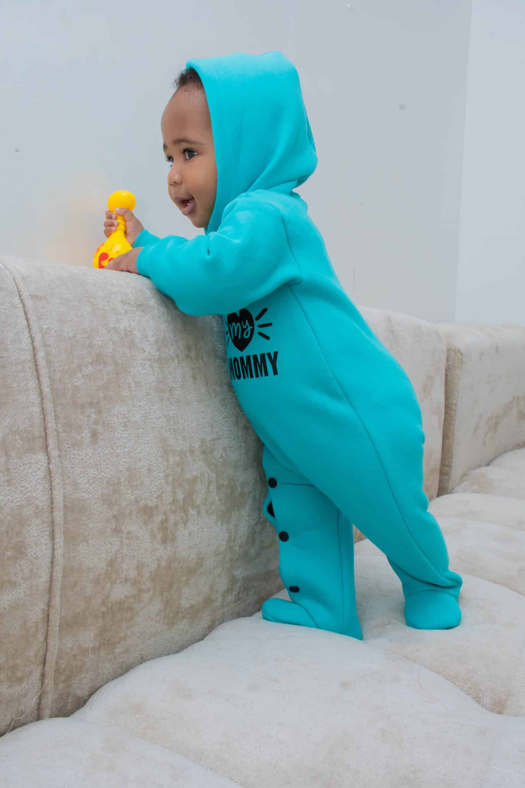 Cozy Unisex Baby Rompers Hooded Swaddle Sleepsuit - Image 7