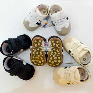 Classic Baby Boy Lightweight Leather Sneakers Soft Bottom Anti-slip Suede Infant Toddler Shoes