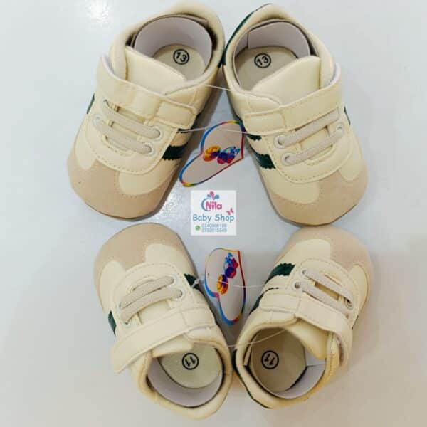 Classic Baby Boy Lightweight Leather Sneakers Soft Bottom Anti-slip Suede Infant Toddler Shoes - Image 2
