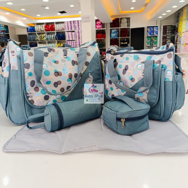 5 In 1 Diaper Bag Set With A Changing Mat - Image 3