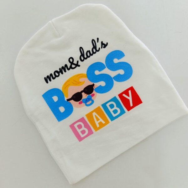 Cute Cartoon Baby Beanie Hat Soft Cotton Newborn & Infant Cap - Image 3