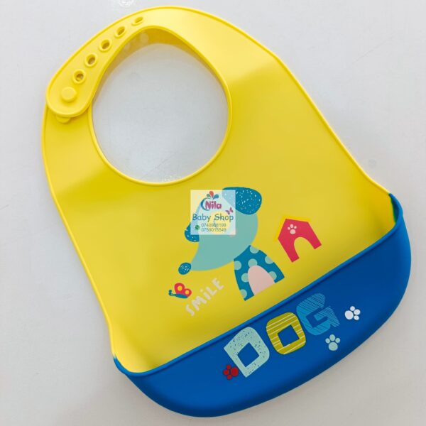 Cartoon Print Silicone Baby Bibs - Image 2