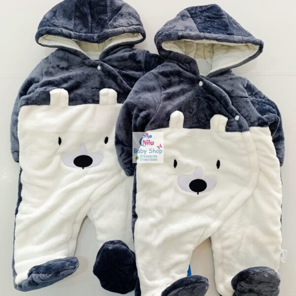 Warm Unisex Heavy Newborn Baby Rompers - Image 3