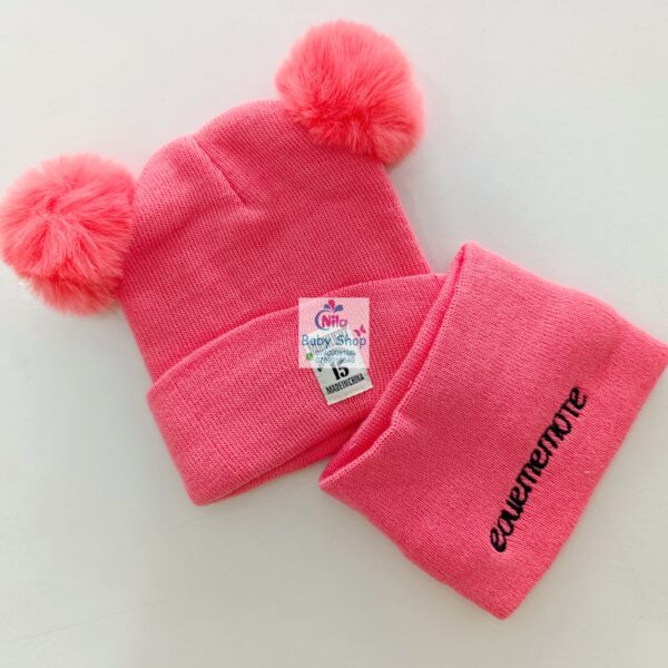 2PCS Baby Hat & Mini Scarf - Image 5
