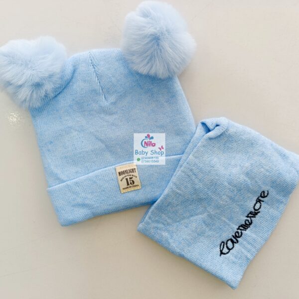 2PCS Baby Hat & Mini Scarf - Image 4