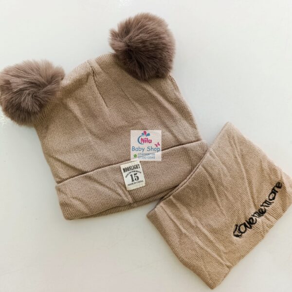 2PCS Baby Hat & Mini Scarf - Image 8