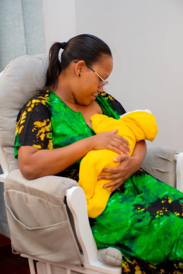 Premium Nursing Glider Chair with Ottoman - Comfort Rocking Chair for Nursing Moms - Image 4
