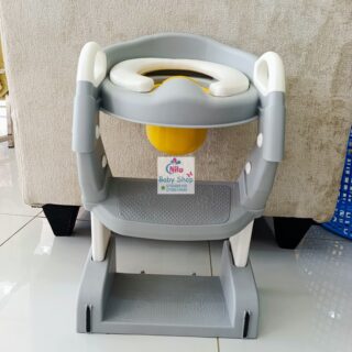 Adjustable Baby Potty Training Seat with Ladder – Toddler Toilet Trainer